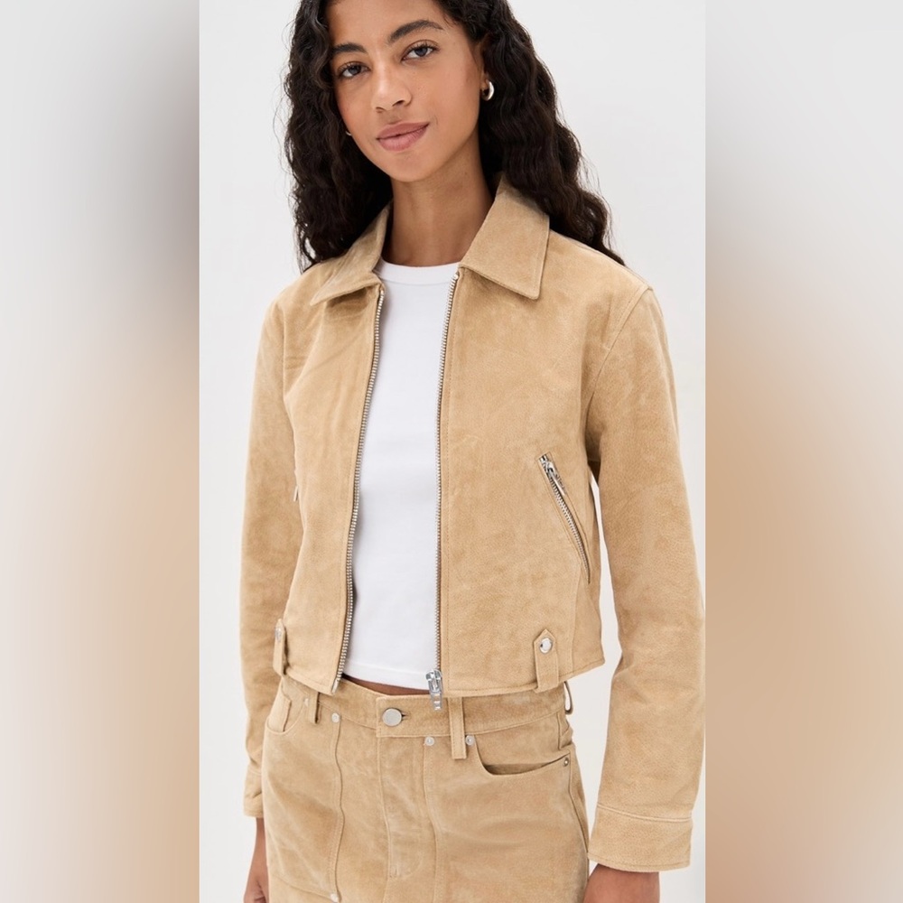 BLANKNYC Cinnamon Crunch Suede Jacket